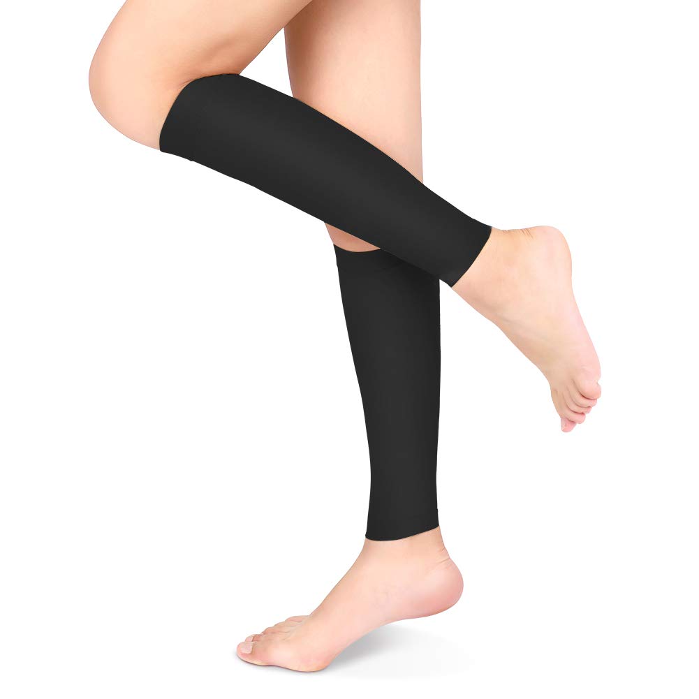 20-30mmHg Calf Compression Sleeves XL-Black