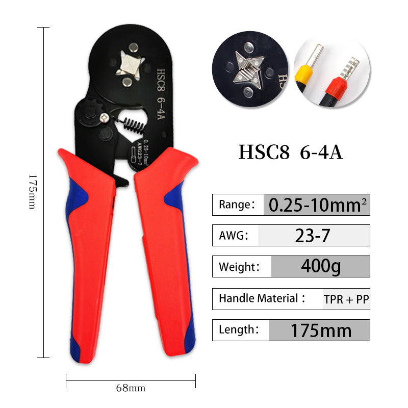 HSC86-4A Professional Crimping Kit with 1200 Pieces