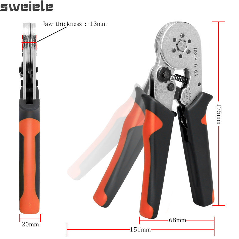 HSC86-4A Professional Crimping Kit with 1200 Pieces